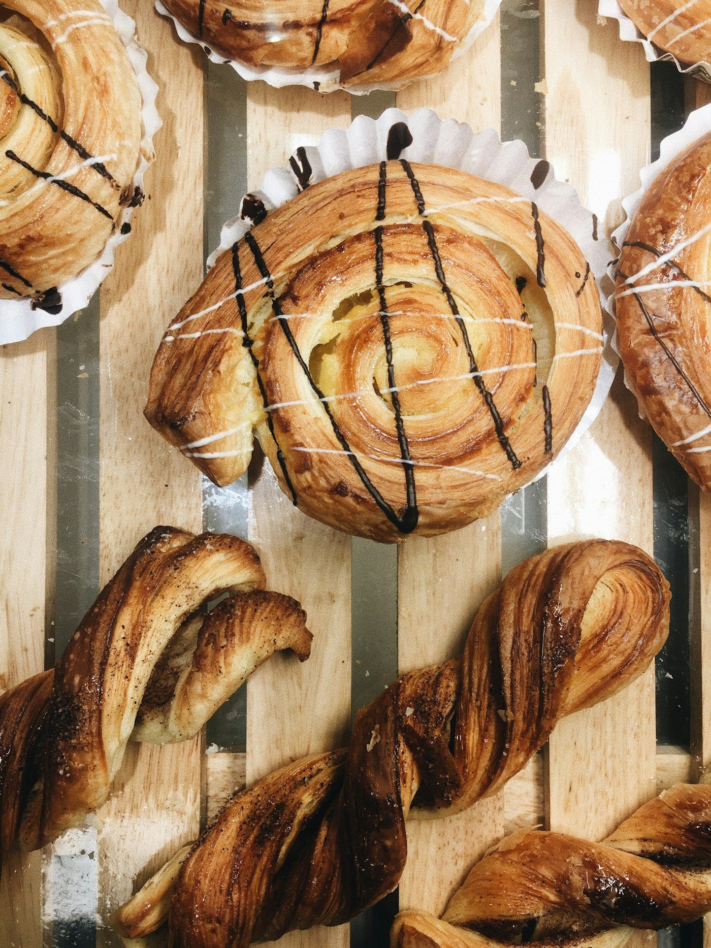 Danish pastry with fruit filling