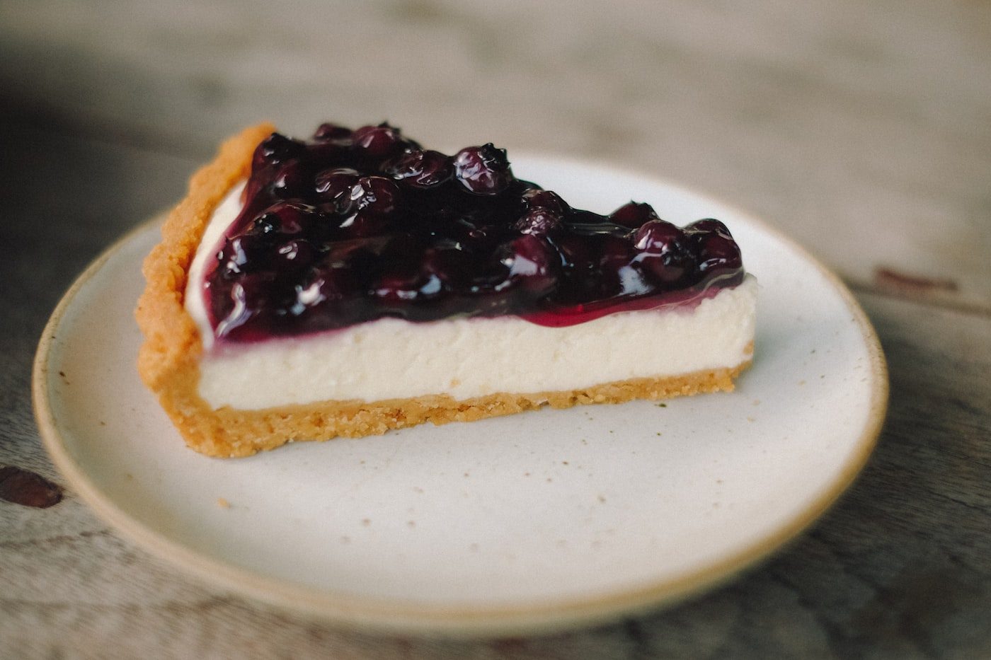 Slice of cheesecake
