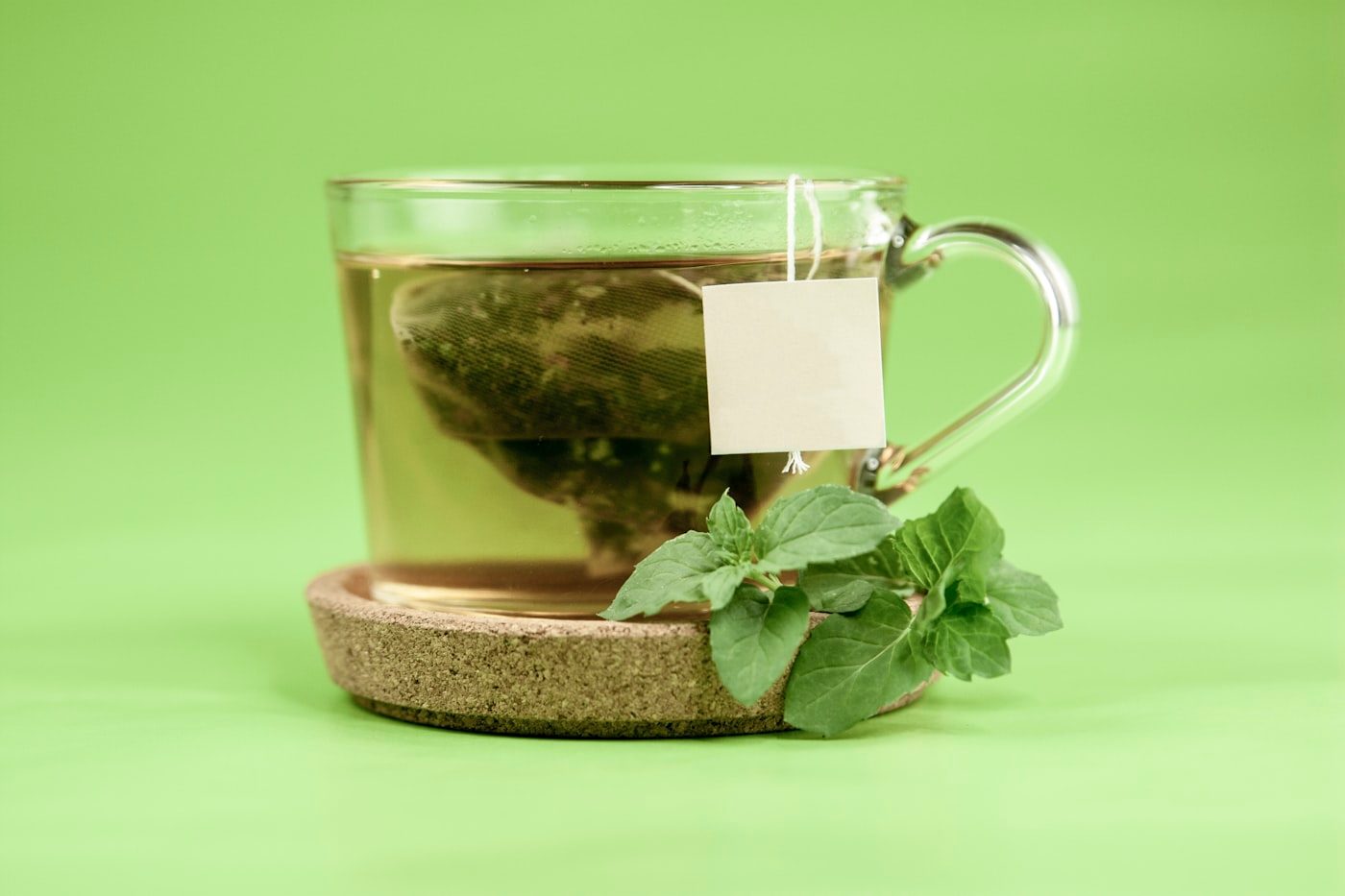 Mint herbal tea