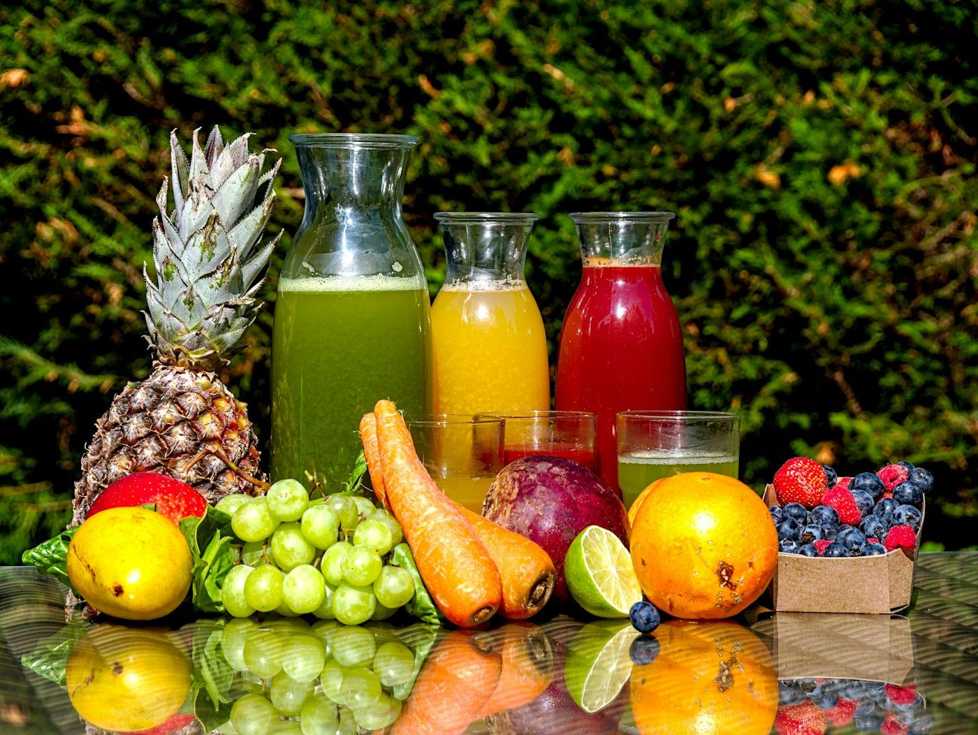 Bottled fruit juice