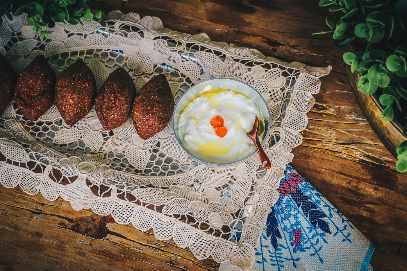 Fried kibbeh kubba