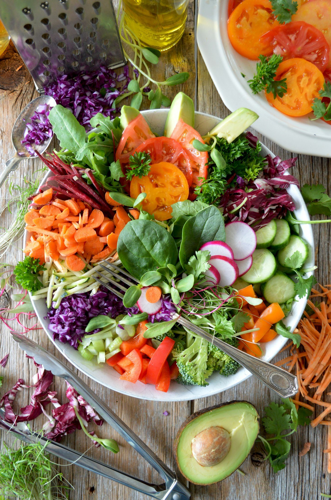 Mixed garden salad