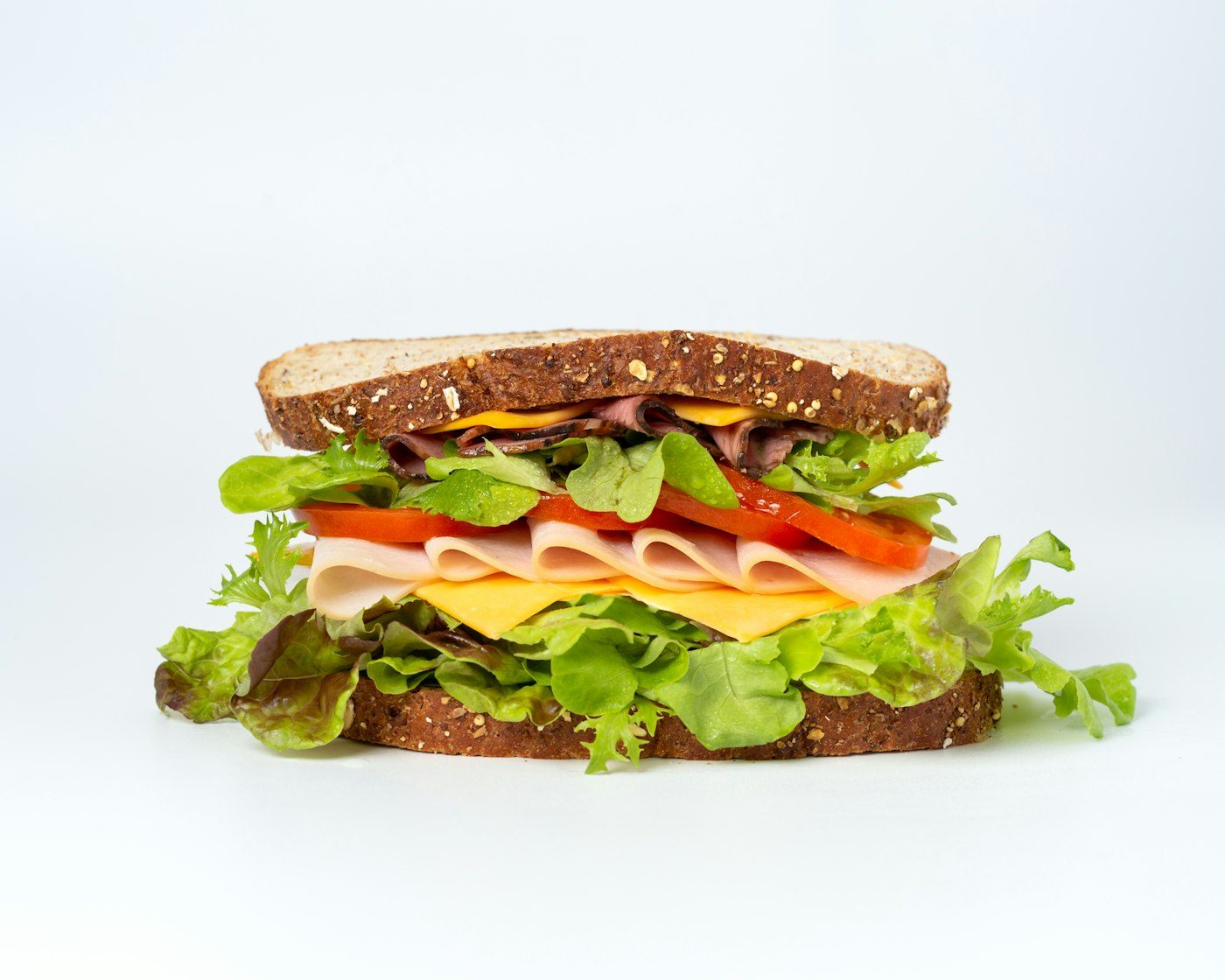 Ham cheese and tomato toastie